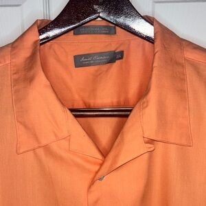 Daniel Cremieux Size - XXL Orange Short Sleeve Shirt Signature Collection